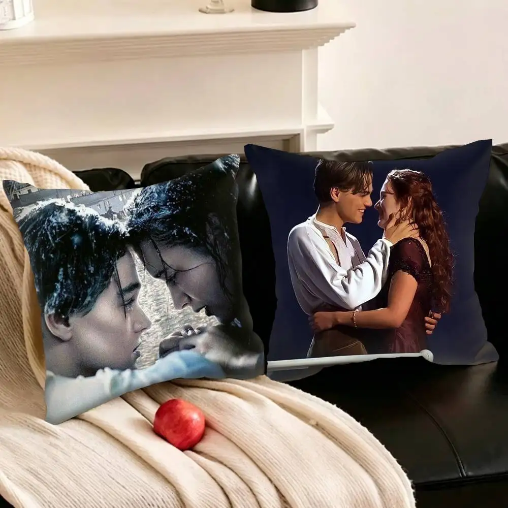 M-Movie T-titanic  Various Sizes Square Pillowcase For Car Home Bedchamber Decor