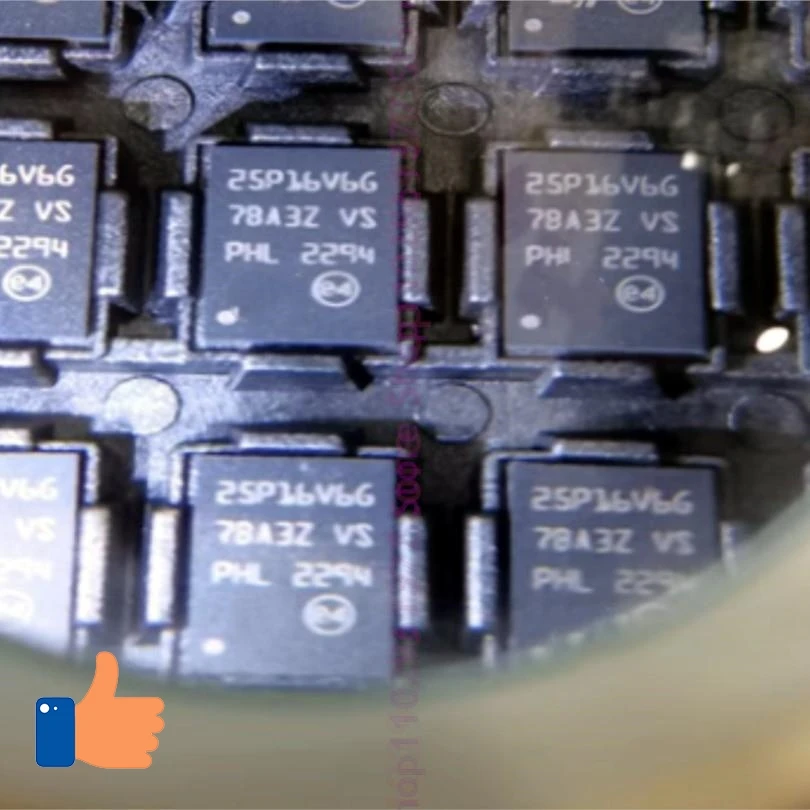 10 قطعة جديد M25P16-VME6TG 25P16V6G VQFN8 رقاقة التخزين
