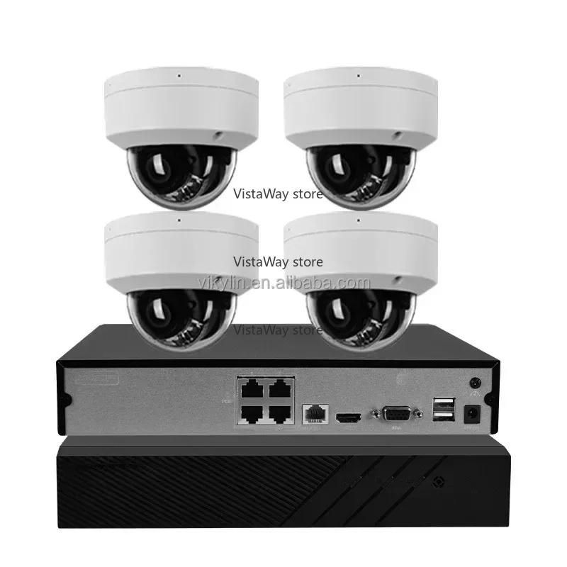 

OEM 5MP Smart Hybrid Light IR ColorVu 8mp 4K Dome Cctv Set Home Security Cctv System