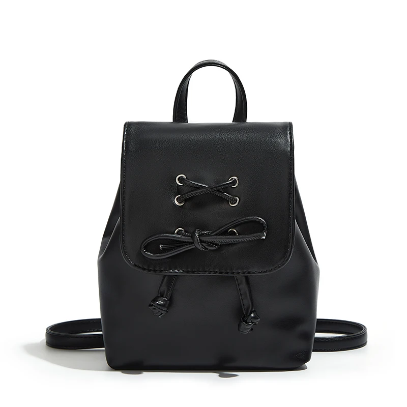 

New Versatile Solid Color Bow Elegant Cute Fashion Women's Backpack