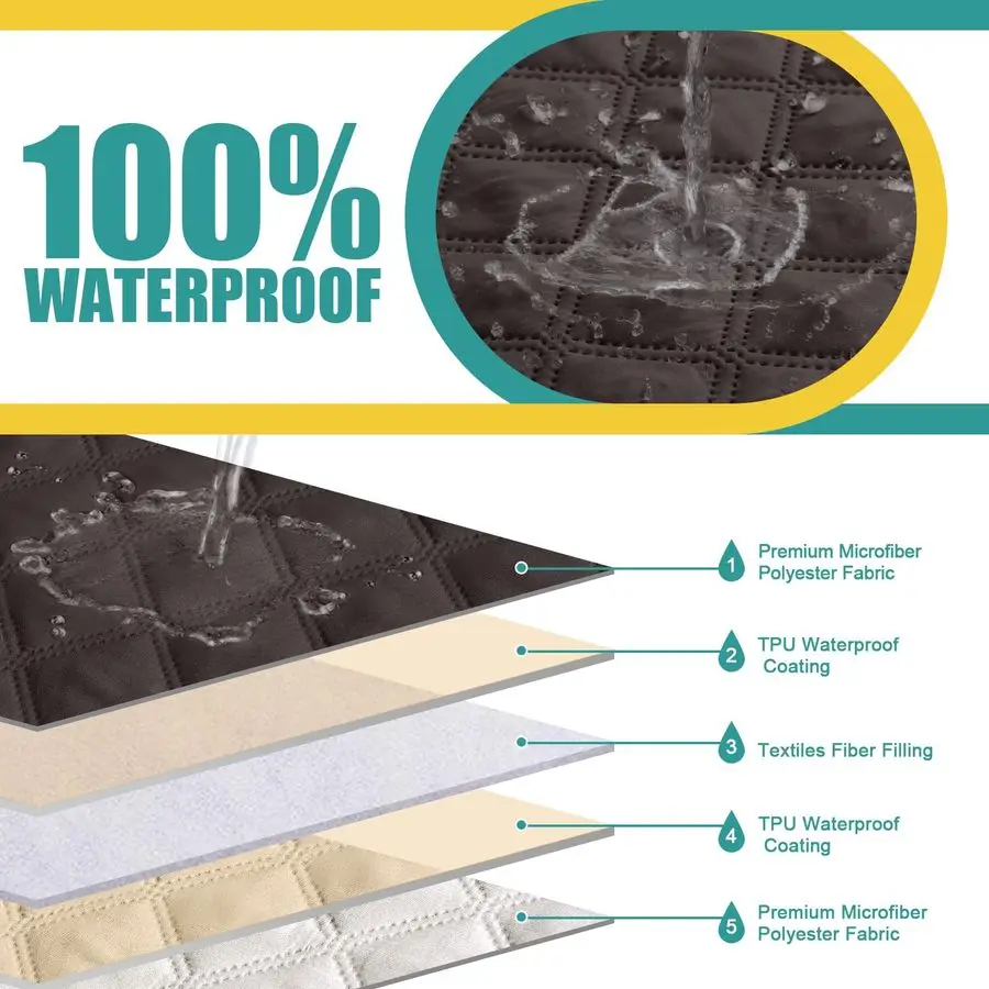 اضافية كبيرة كرسي الاقسام الأريكة يغطي غطاء أريكة مقاوم للماء للاستلقاء L شكل أريكة 5 مقعد مستلق الأريكة الاقسام C #2