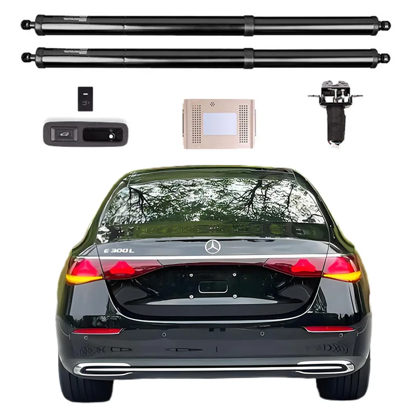 

Для BENZ E Class 2012-2025 Smart Power Tailgate Электрическая задняя дверь Авто багажник с дистанционным управлением Hands-Free Kick Опционально