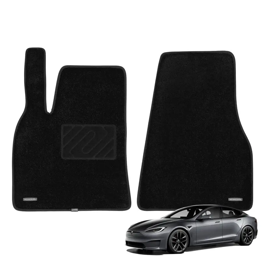 

Superior Carpet Front Row Floor Mats for 20122020 Tesla Model S, 0.6Inch UltraThick, NoiseReducing, AllWeather Waterproof AntiSl