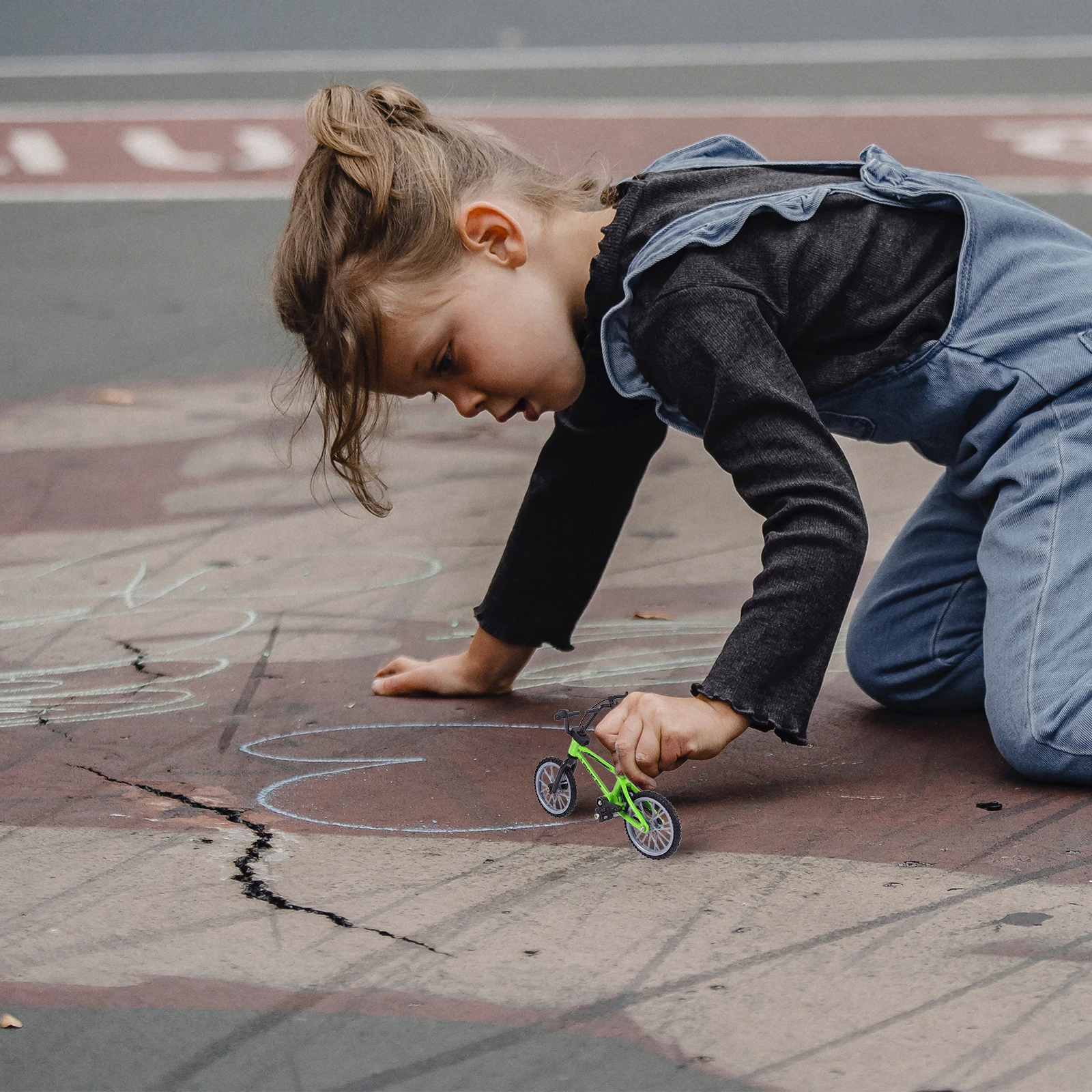 Finger Cycling Board Game Bike Mountain Bikes Toys Minibike Miniature Model Desktop Ornament Bicycle Action Dirtbike