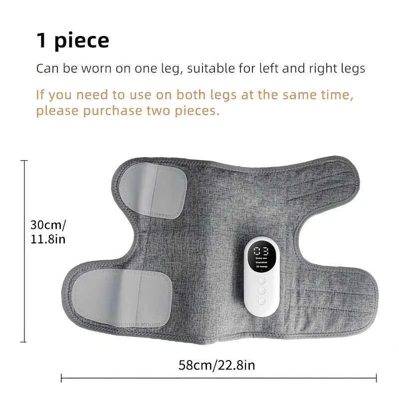 

Rechargeable Leg Massager, Calf Massage, With Vibration Massage And Heating Functions, Applicable For Feet,calves,thighs And K