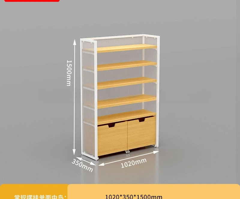 Single-sided Nakajima Boutique Display Rack Side Cabinet Accessory Store Hook Showcase Earrings Display Rack