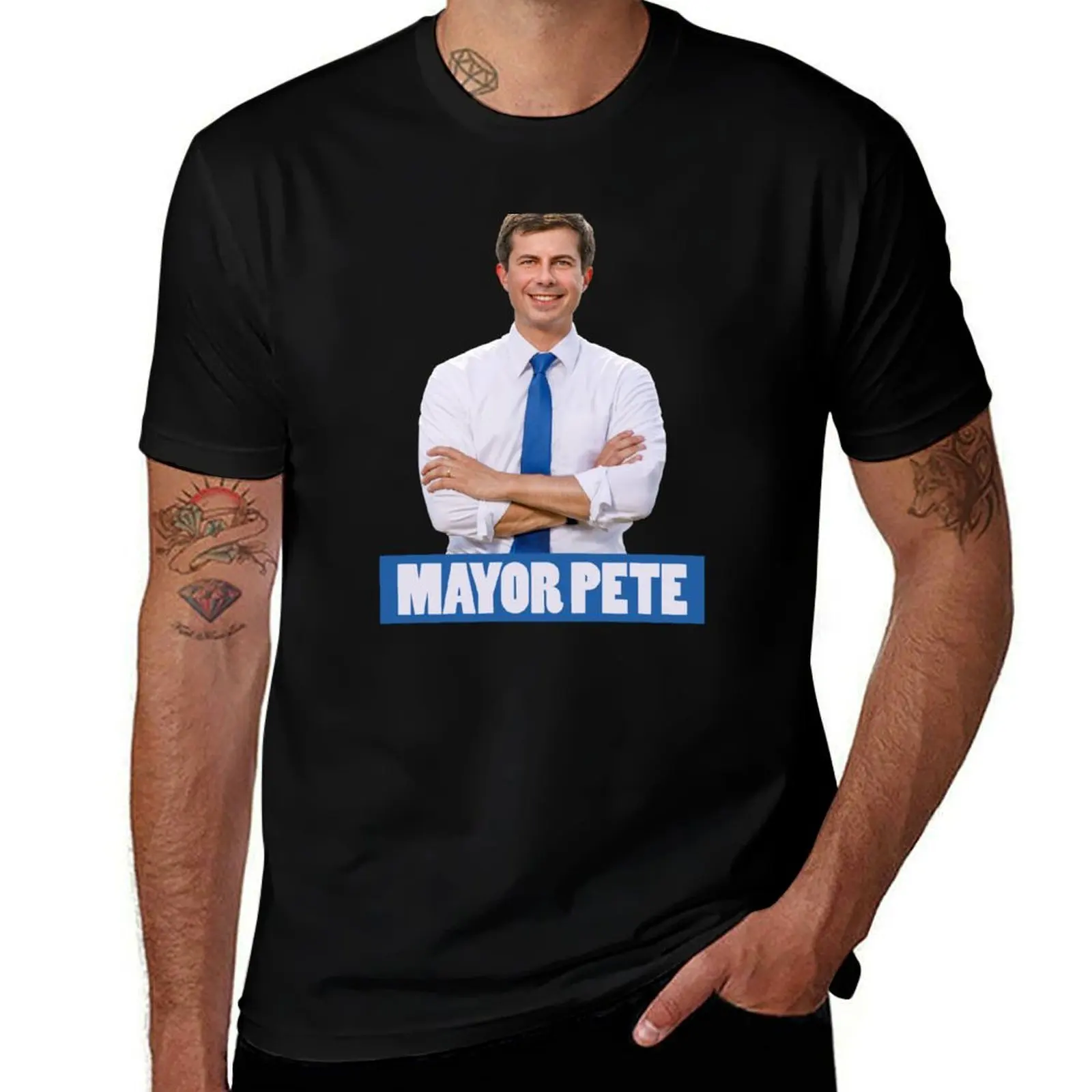 Mayor Pete Buttigieg T-Shirt Outdoor Sports Short Sleeve Top T-Shirt