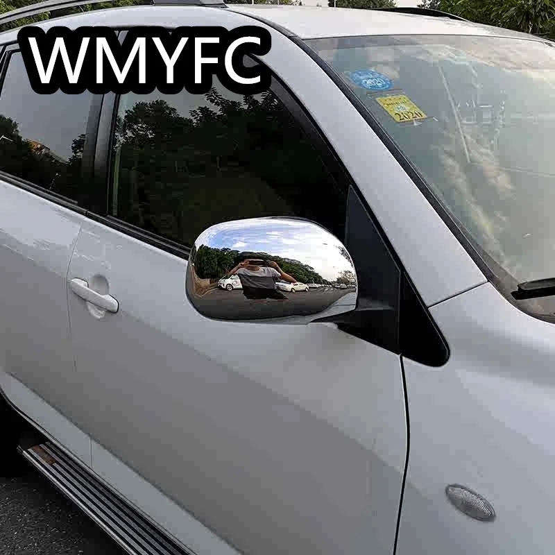 CHROME DOOR SIDE WING MIRROR CHROME COVER CAP vista posteriore TRIM accessori adatti per TOYOTA RAV4 2006 2007 2008 2009 2010 2011 2012