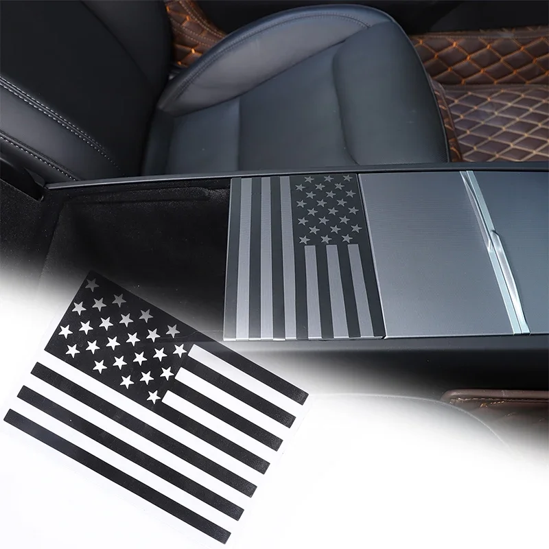 

For Tesla Model 3 2023+ PVC car central storage panel decorative sticker interior protective film modification accessories