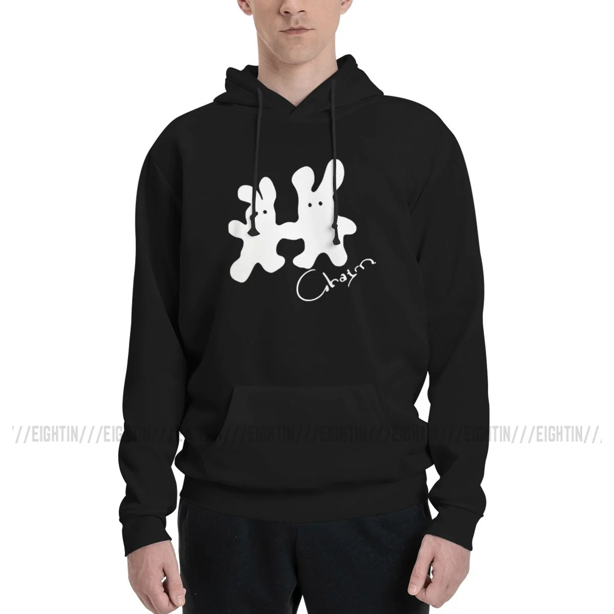 Clairo Black Bunny Warm Sweatshirt Men Women Oversized Hoodie Winter Pullovers