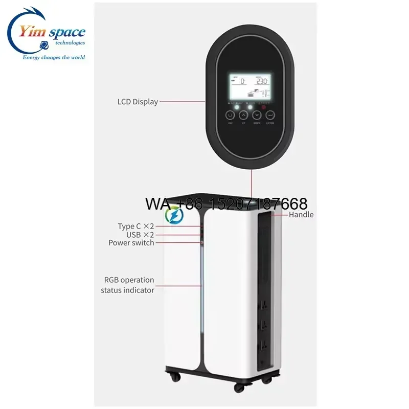 Wmwmnu for Wmwmnu 1.5kW All in One Off Grid Home Solar System Hybrid Energy Storage with High Mobility and Stability for ES