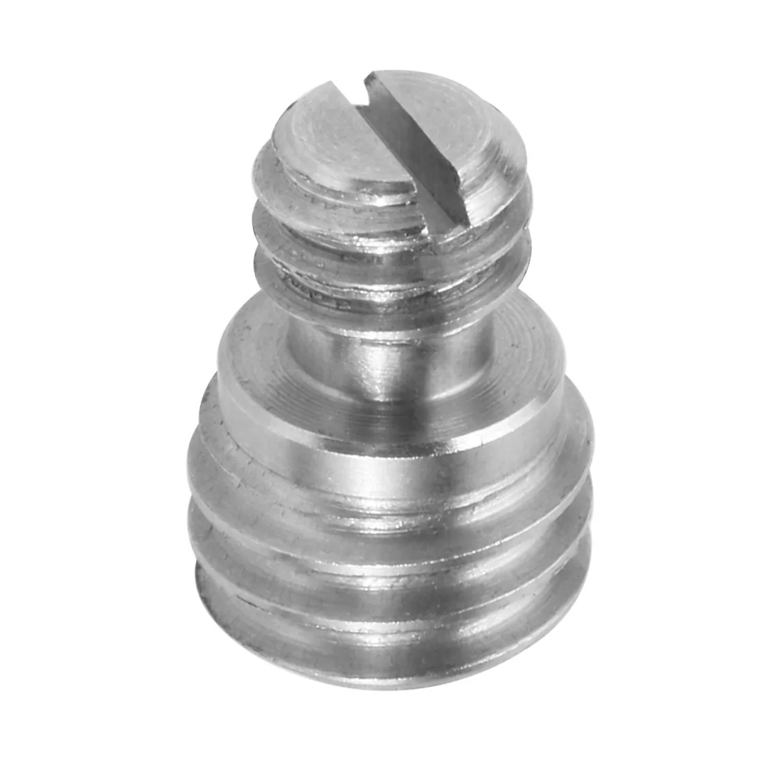 Doppel Kopf Kamera Schraube Adapter Converter 1/4 "zu 1/4 oder 3/8" Männlich zu Männlich Edelstahl für Einbeinstativ stativ Käfig Schraube Pack – Detail 4
