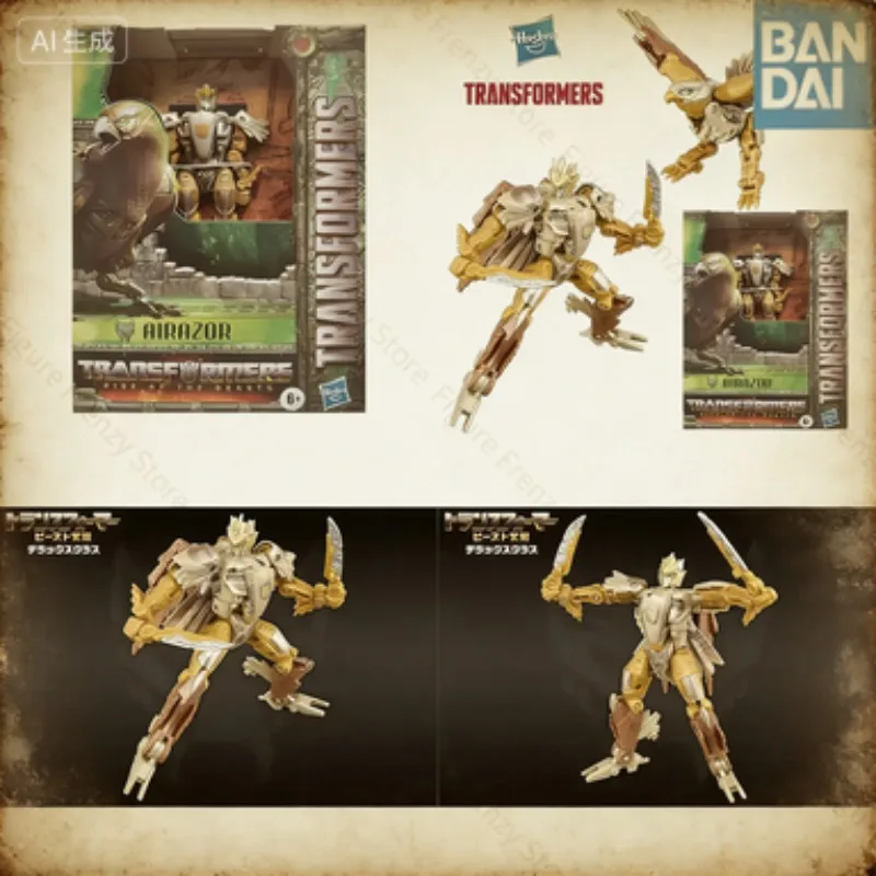 

Special Offer New Original Hasbro Transformers Rise of The Beasts Airazor Eluxe Class Action Figure for Kids Adults
