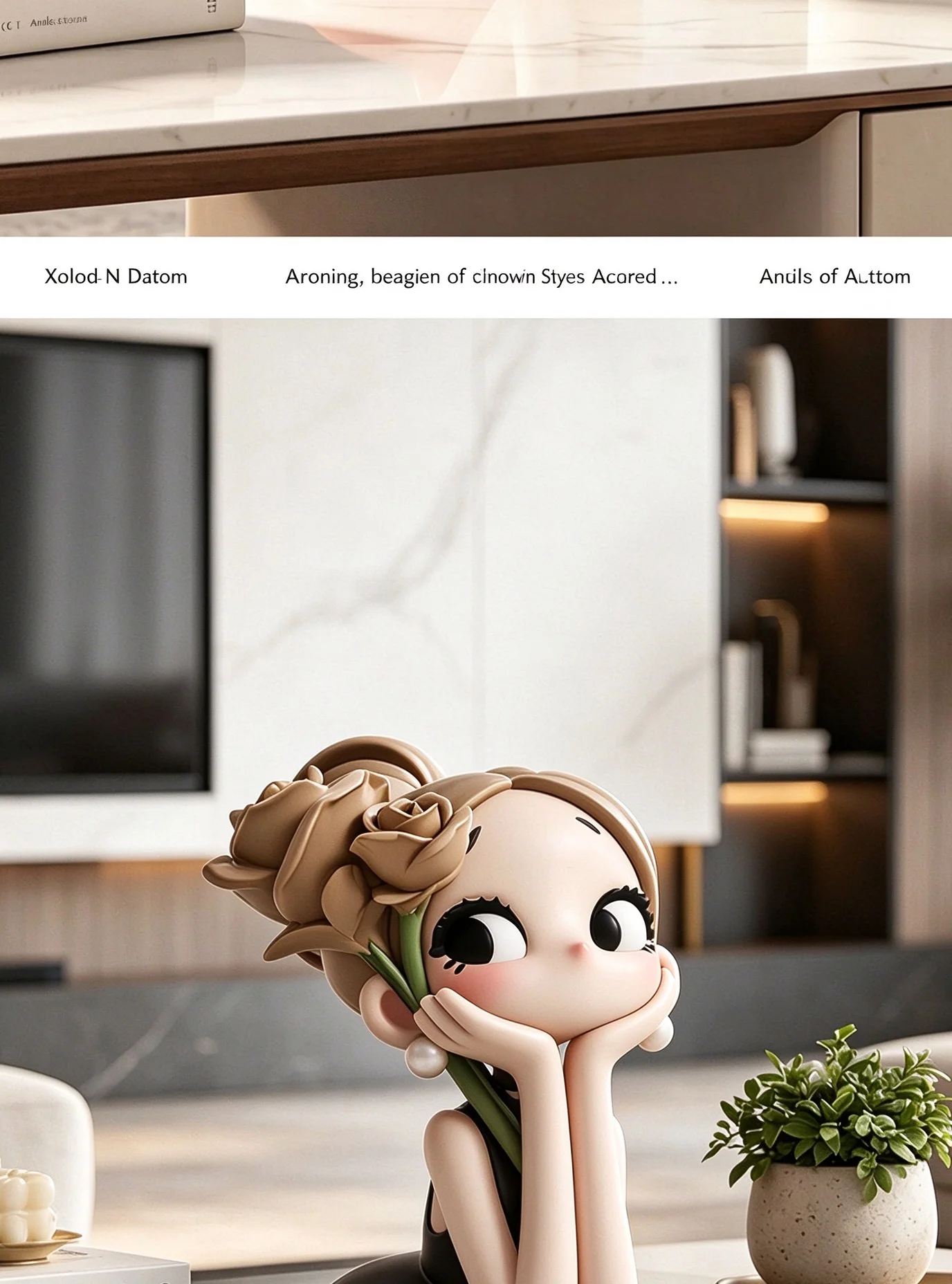Cartoon Girl Desktop Ornaments, Soft Furnishings, Home Decorations, Fashionable and Personalized Crafts, Birthday Gifts for Couples