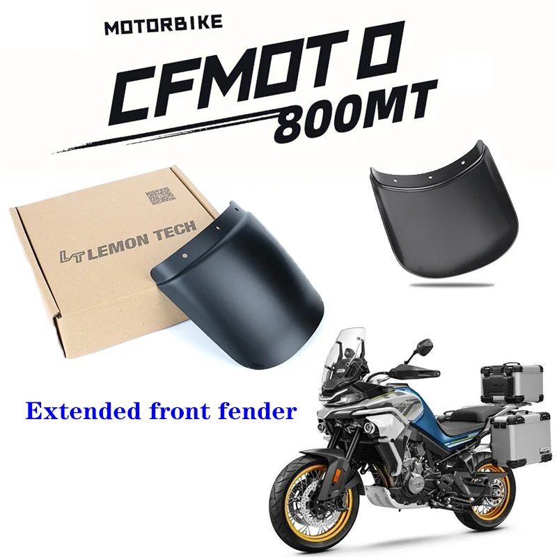 

Suitable for CFMOTO original factory modified 800MT motorcycle extended front mudguard mud tile extension plate