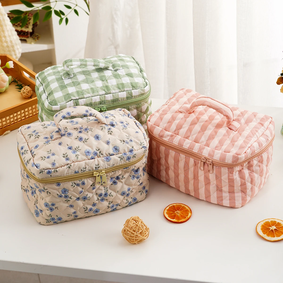 

Happyflute 1 Pc Diaper Bag for Stroller Hanging Bag Baby Items Nappy Caddy Organizer Mommy Bag Zipper Cute Women Makeup Bag Kids