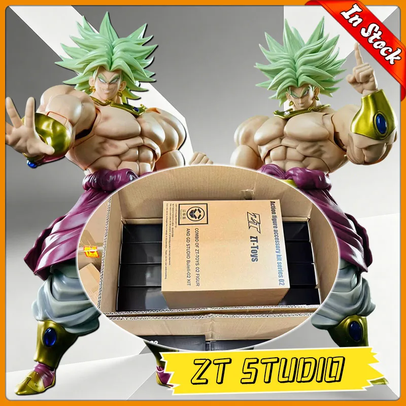 

In Stock ZT Studio Dragon Ball Super Saiyan Broly Anime Action Figure Warrior Of The Ancient Model Toys Gifts