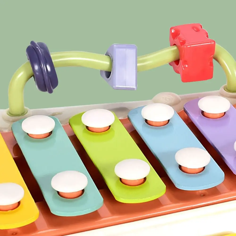 Plástico 8-nota bater piano brinquedos quebra-cabeça mão bater música do bebê massa vara brinquedo educação precoce instrumento de percussão