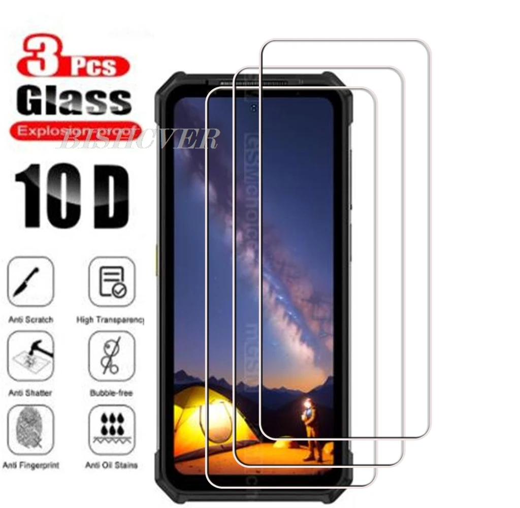 3pcs Tempered Glass For Ulefone Armor 24 Armor24 6.78" 2023 Ulefone Armor 24 Screen Protector Tempered Glass Film