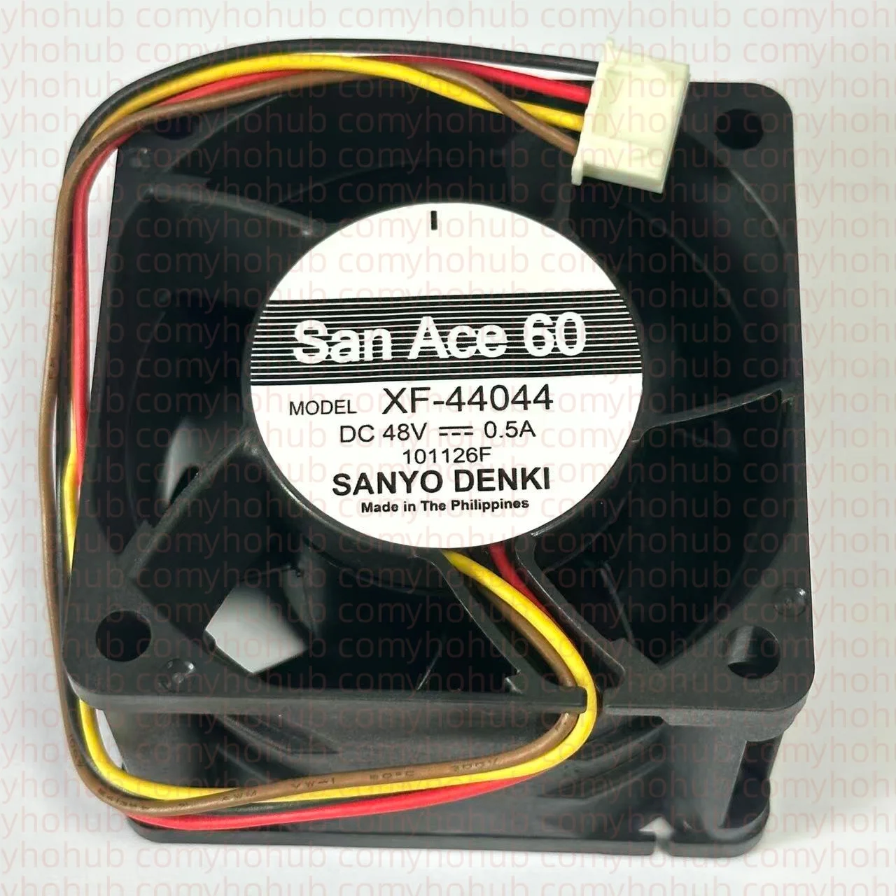 

Sanyo Denki XF-44044 DC 48 В 0,5 А 60x60x38 мм 4-проводной охлаждающий вентилятор для сервера