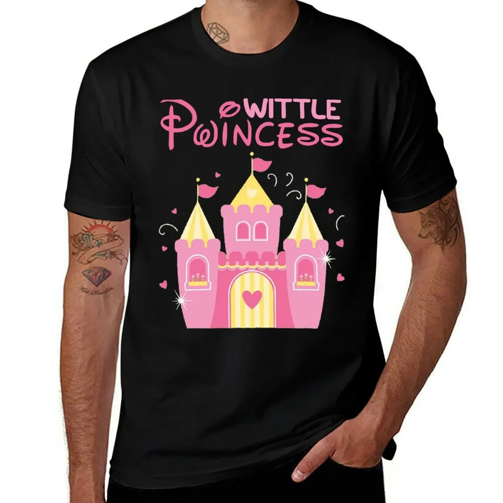 Wittle Pwincess T-Shirt animal prinfor boys anime tshirt shirts graphic blue archive mens graphic t-shirts anime