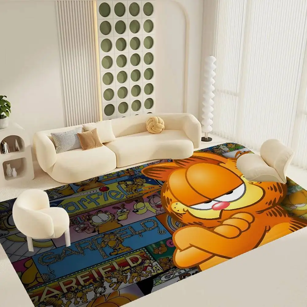 Classic Cat G-Garfields Bathroom Mat Anti-slip Absorb Water Long Strip Cushion Bedroon Mat Welcome Doormat