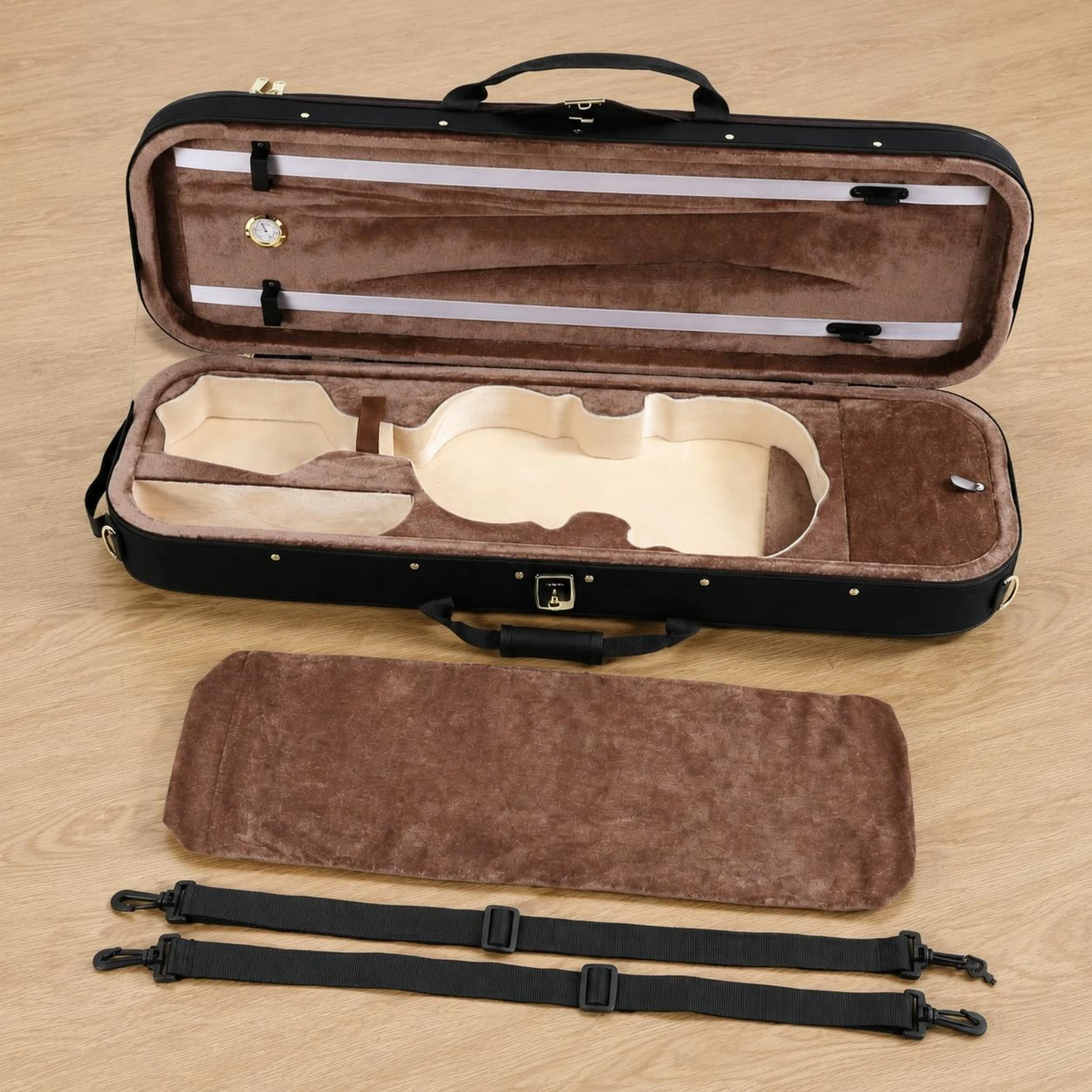 Oxford Cloth Violin Case Anti Pressure Lightweight Violin Case Safeguarding Carrier Crushproof Waterproof for Transport