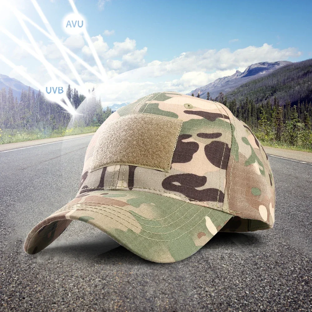 Gorra táctica snapback camuflaje mesh Airsoft – Transpirable cazador - imagen 2