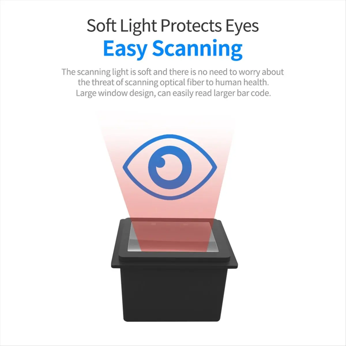 MYdaY- ماسح الباركود المدمج الذاتي التعريفي 1D/2D/QR وحدة قارئ الباركود USB الماسح الضوئي لفحص تذاكر آلة البوابة