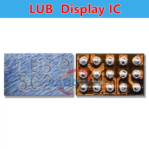 20 piezas Mark LUB LUBo 15pin pantalla LCD IC Chipset para huawei 9A Redmi note5 5A OPPO A8 A9 Ect