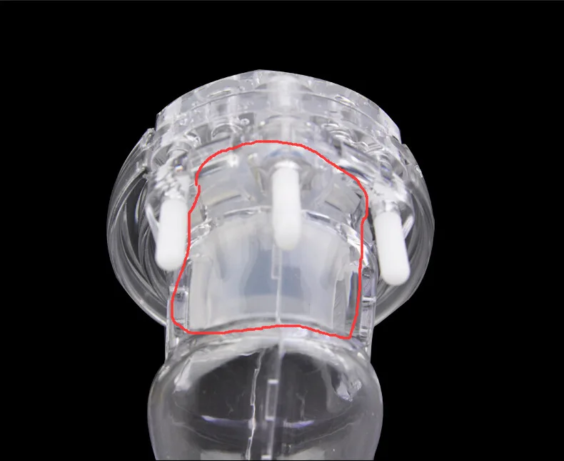 3 PCS Soft Silicone Gasket Safe BDSM Bondage Device Spacer Male Chastity Cock Bird Cage Penis Ring Accessories Sex Toys Men