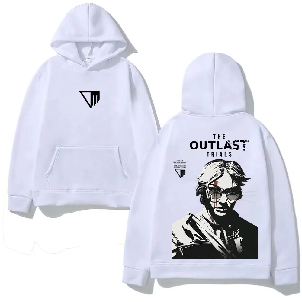 เสื้อฮู้ดเกม The Outlast Trials ลายกราฟิกใหม่ สไตล์สยองขวัญ คุณภาพสูง สำหรับฤดูใบไม้ร่วง/ฤดูหนาว มีฮู้ด