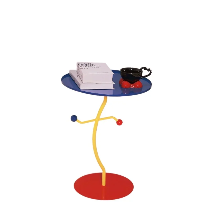 Dopamine Creative Home Furniture Colorful Twist Sofa Side Table Bedside Shelf Designer Coffee Table Living Room Storage Rack
