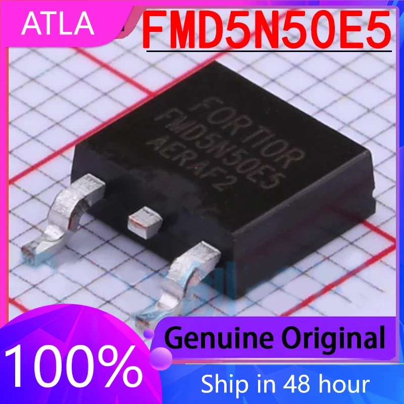 

5PCS New Original FMD5N50E5 Package TO-252 N-channel 500V 5A Field-effect Transistor (MOSFET)