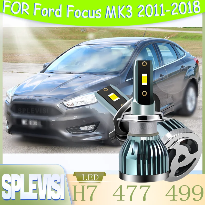 

Long Lifespan Power Saving H7/477 LED Headlight Low Dipped Beam Bulbs For Ford Focus MK3 2011 2012 2013 2014 2015 2016 2017 2018