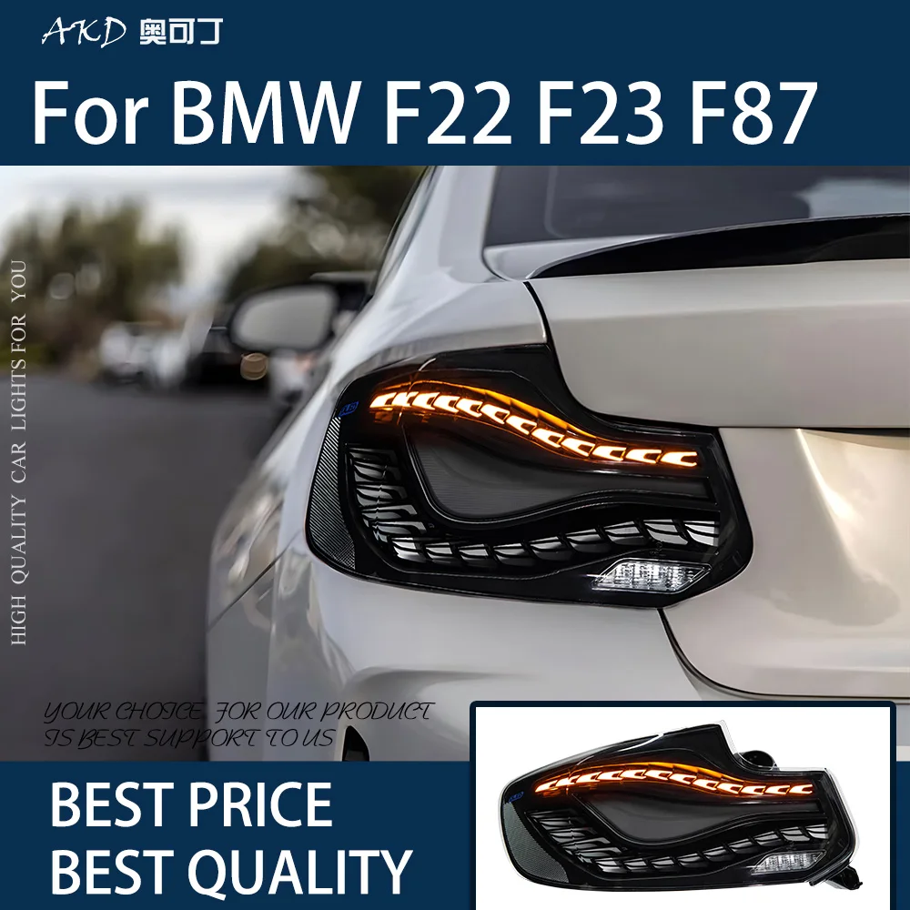 Car Lights for BMW F22 F23 2014-2021 LED Auto Taillight Assembly 218i 220i 225i M2 2 Series Upgrade Dragon Scales Accessories