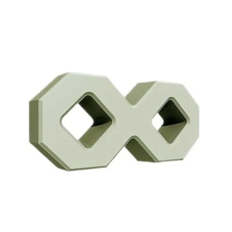 Single Double 8-shaped Grass Planting Brick Mold Eight Character Model Parking Lot Tiles Cement Build Paving Stone Template 1pcs
