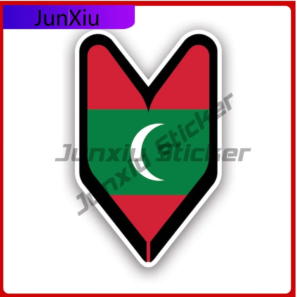 

Maldivian Driver Badge Stickerwaterproof Outdoor Decalswakaba Cool Window Waterproof Vinyl Decal For Refrigerators Sticker