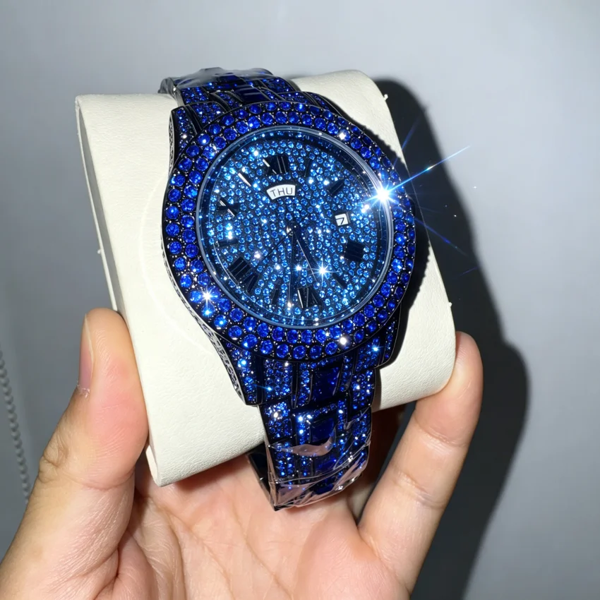 Jam Tangan Berlian Mewah Baru - Luxury Watch Iceberg ulasan dan harga