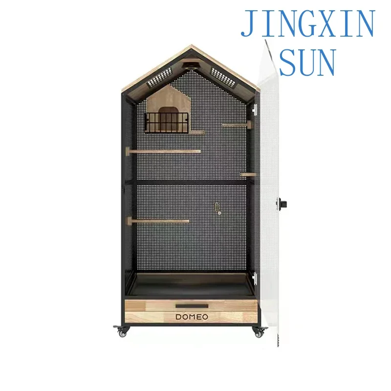 Jaulas grandes para pájaros canarios, conejito Vintage, Chinchilla, cabaña de viaje, alimentador, jaulas para pájaros, jaula transportadora, decoración de hábitat de Oiseaux