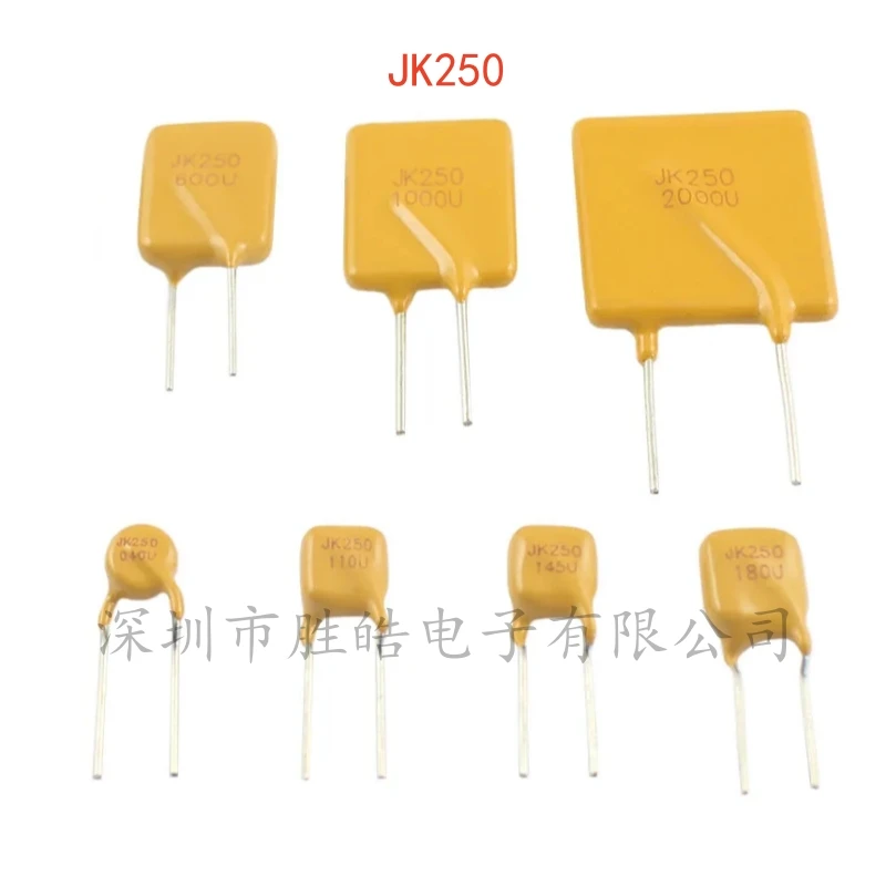 (10PCS) PTC 250V DIP JK250 20mA 30mA 40mA 50mA 60mA 80mA 90mA 0.11A 0.12A 0.145A 0.18A 0.2A 0.4A 0.5A 0.6A 1A 2A Resettable Fuse