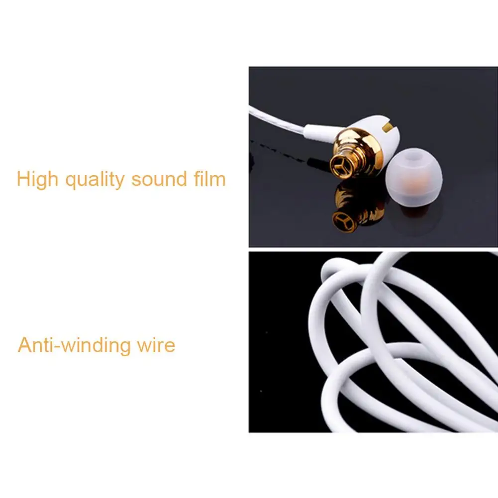 Universal Wired Headset For XiaomiHuawei Mobile Phone P 3.5mm Wiredcontrol Tuning Call Listening To Music In-ear With Microphone