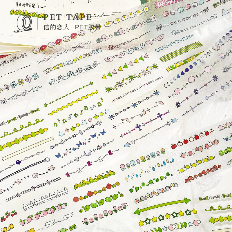 1pcs DIY Decoration Adhesive Tapes Japanese  DECO LINE Washi Tapes Masking Tapes stickers stationery