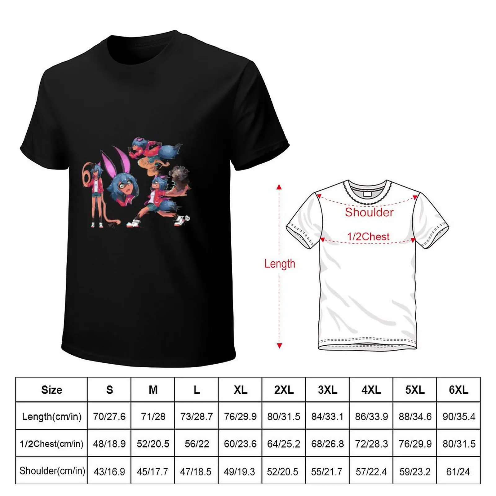 Michiru Kagemori T-Shirt man t shirts for men T-Shirt