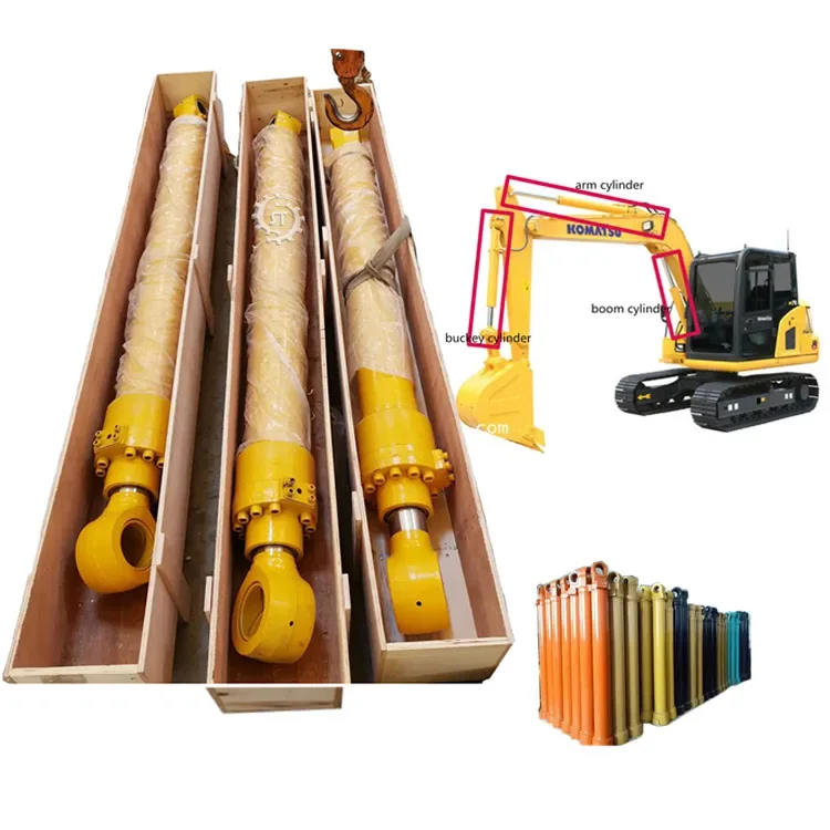 210LC-7 bucket boom cylinder without oil pipe