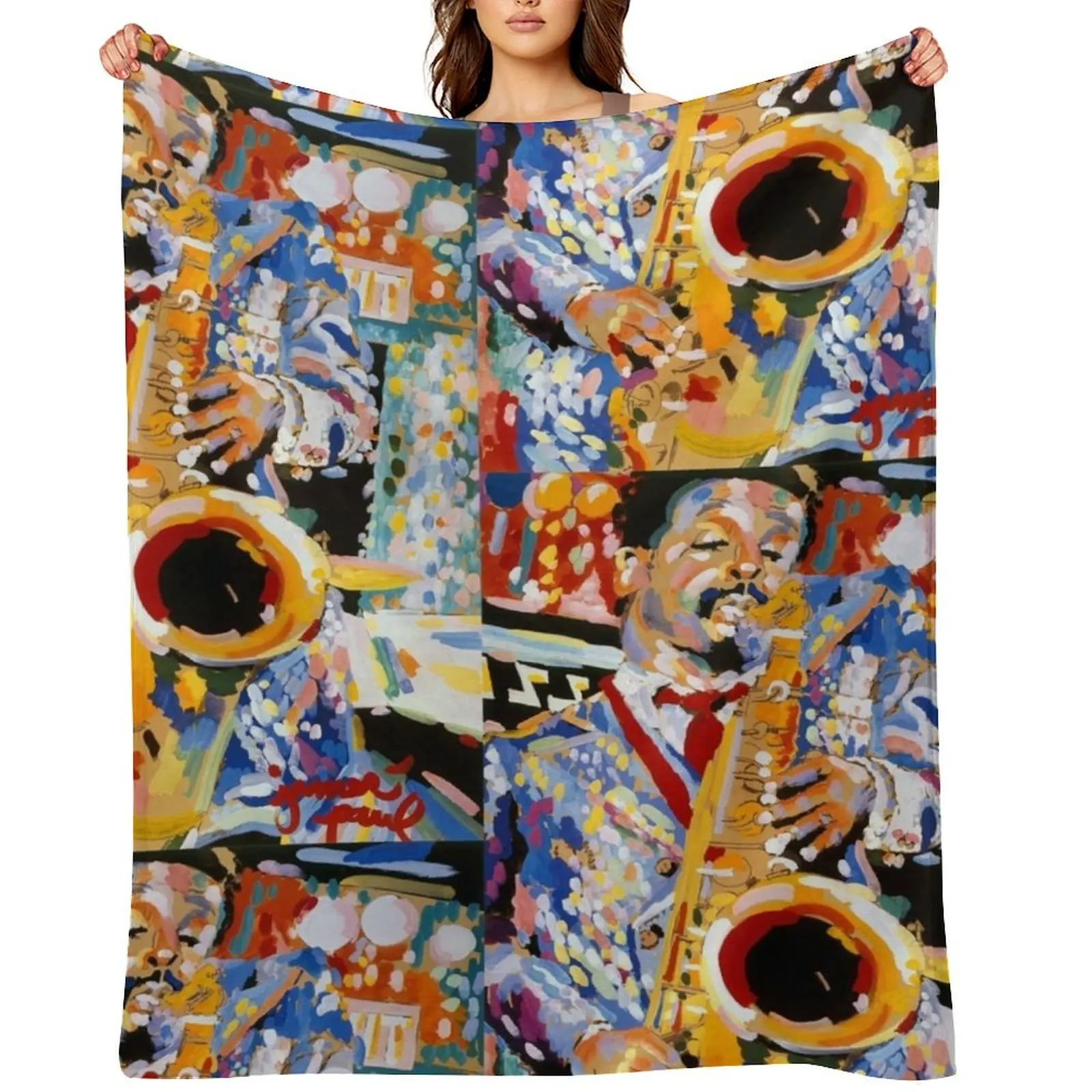 

Jazz Throw Blanket Fashion Sofas for sofa halloween Travel Blankets