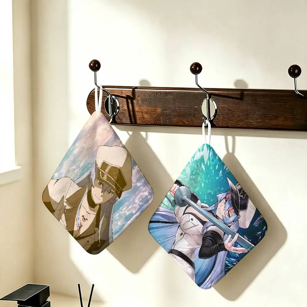 Anime A-Akame Ga K-Kill Esdeath For Whole House Use Polyester Cotton Daily Towel, Hanging Kitchen Hand Wiping Cloth, Durable