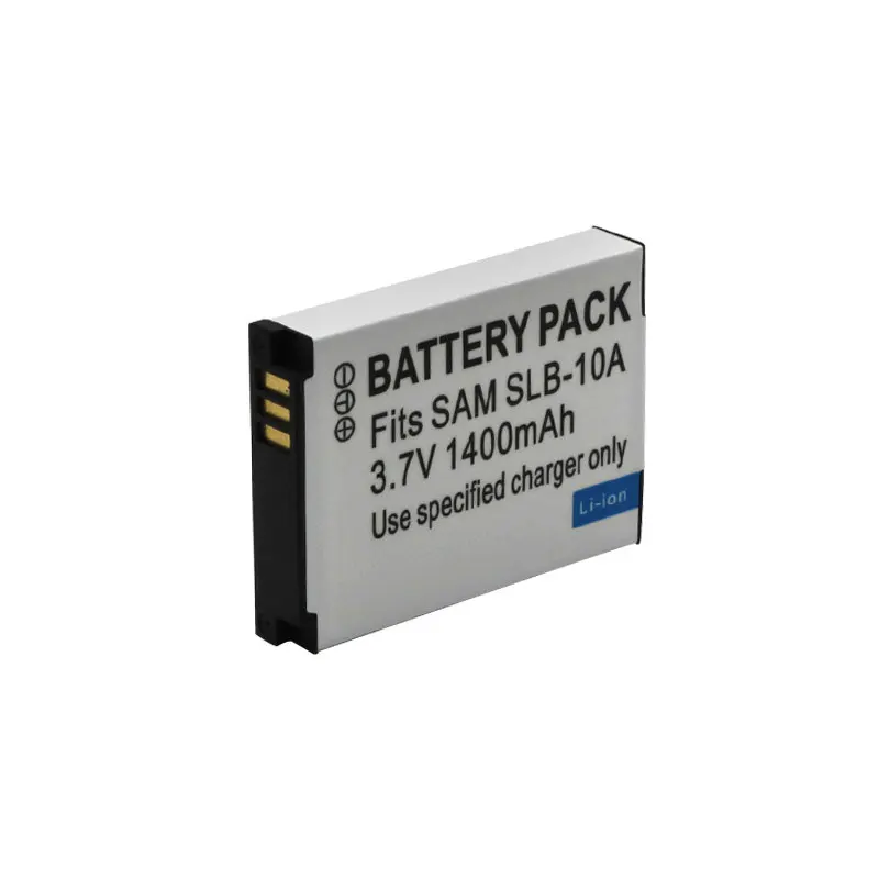 SLB-10A 1400mAh Bateria do Samsung NV9 ES55 SL202 SL420 L100 L110 PL50/60 L310W WB550 WB500 M100 HZ10W Aparat SLB10A Baterie