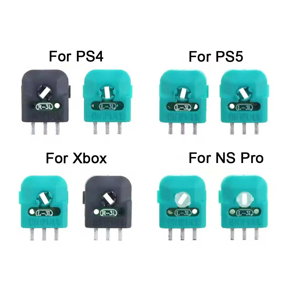 1-10pair Hall Effect Sensor Module Axis Resistor Joystick Potentiometer For PS5/PS4/NS Pro/Xbox One Controller Micro Switch