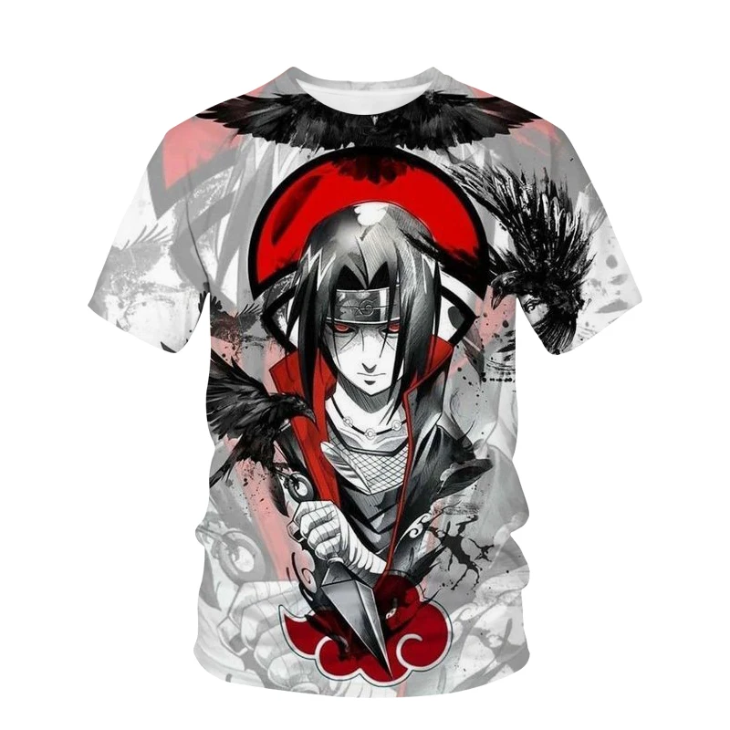 Nieuwe Cartoon Anime Naruto Kinderen T-Shirt Met Korte Mouwen Jongens T-Shirt Kids Anime T-Shirt Zomer Tops 4-14 Jaar Kinderkleding